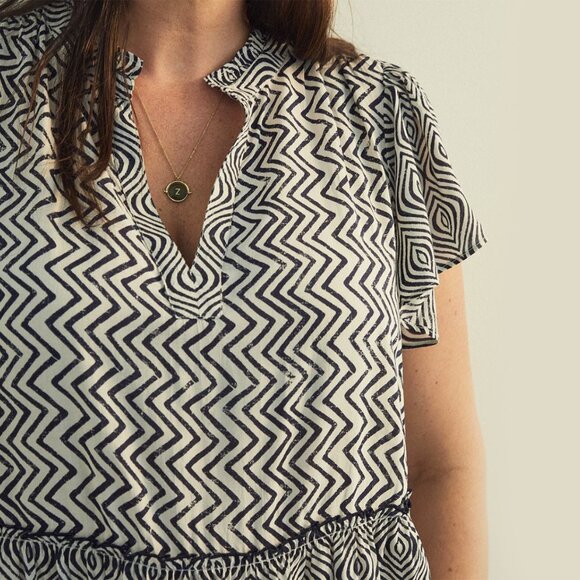 Anthropologie Penrose Tiered Tunic Dress - Picture 3 of 11